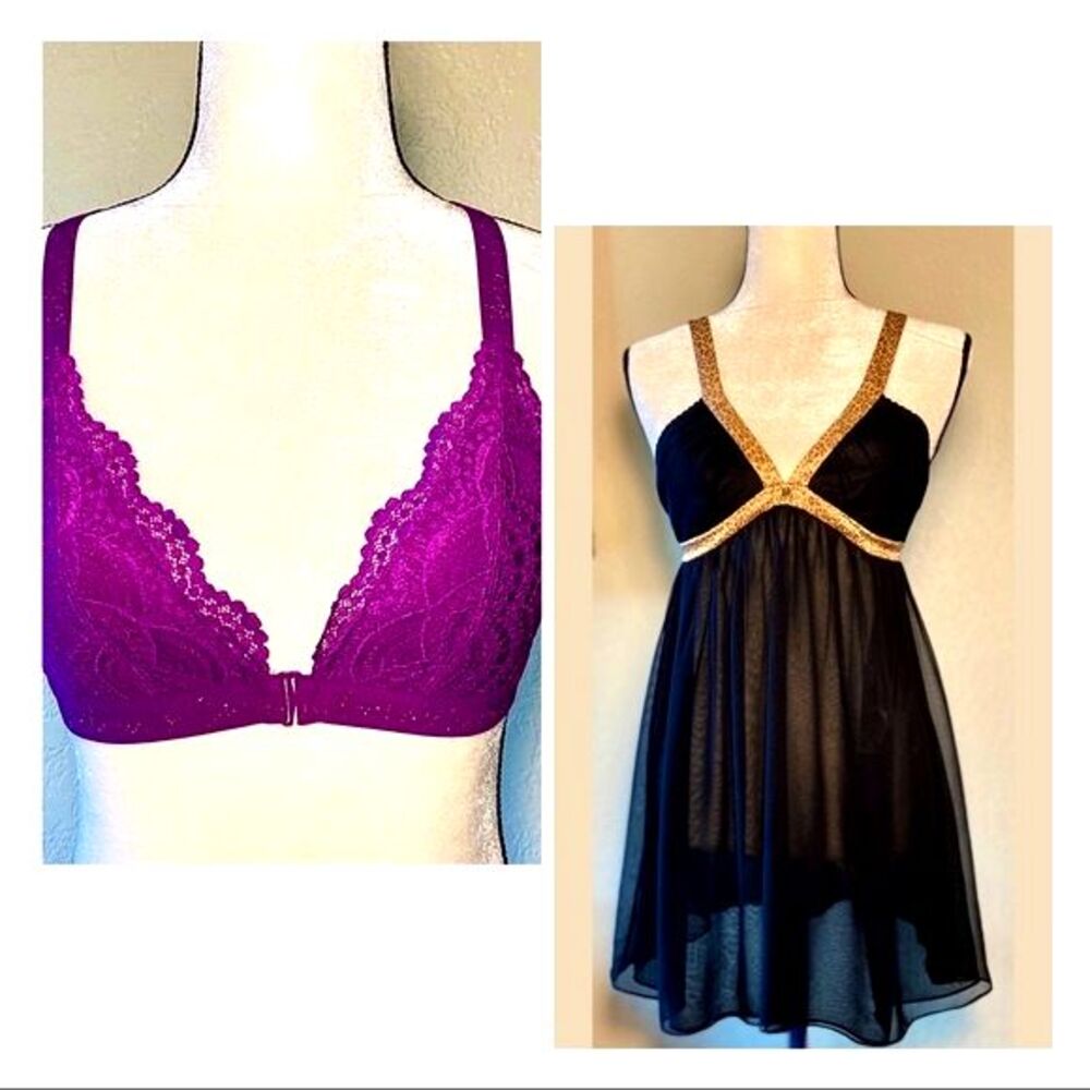 🌟 Victoria’s Secret  Bundle of Bralette & Babydoll Sz S